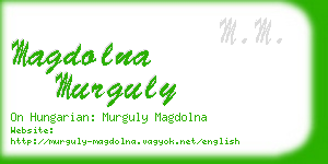magdolna murguly business card